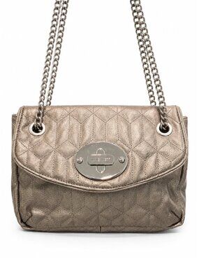 Nine West Grey Chain-Link Shoulder BAG